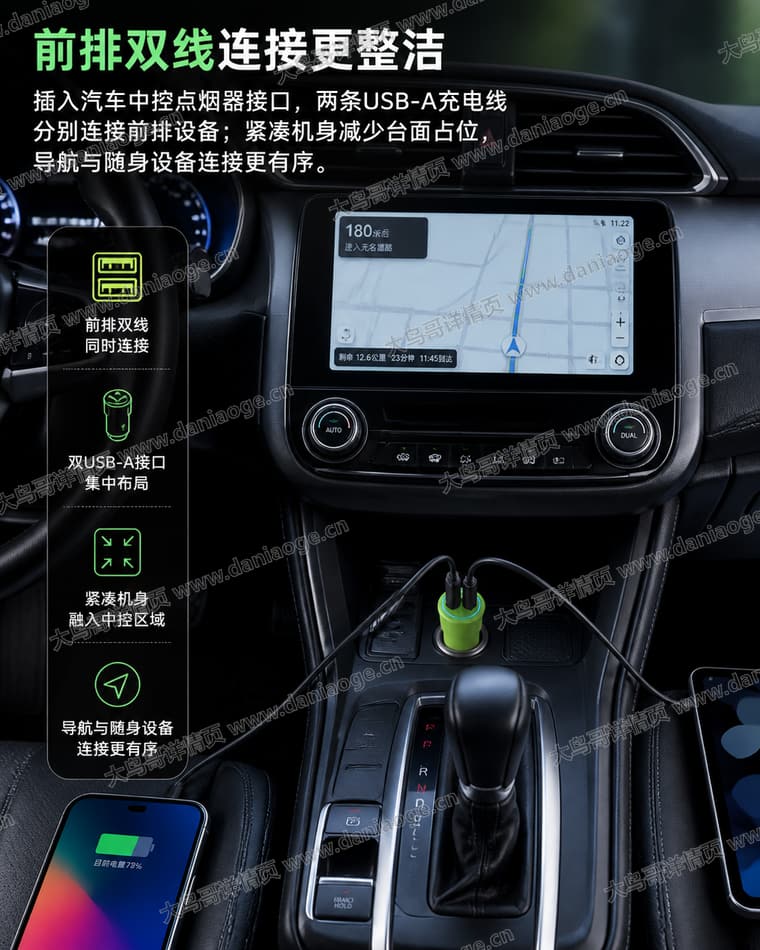 双 USB-A 车载充电器电商详情页交付图第17张