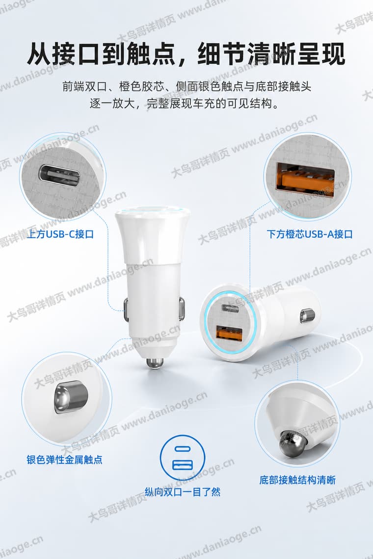 绿色双口车充 · 方案二电商详情页交付图第33张