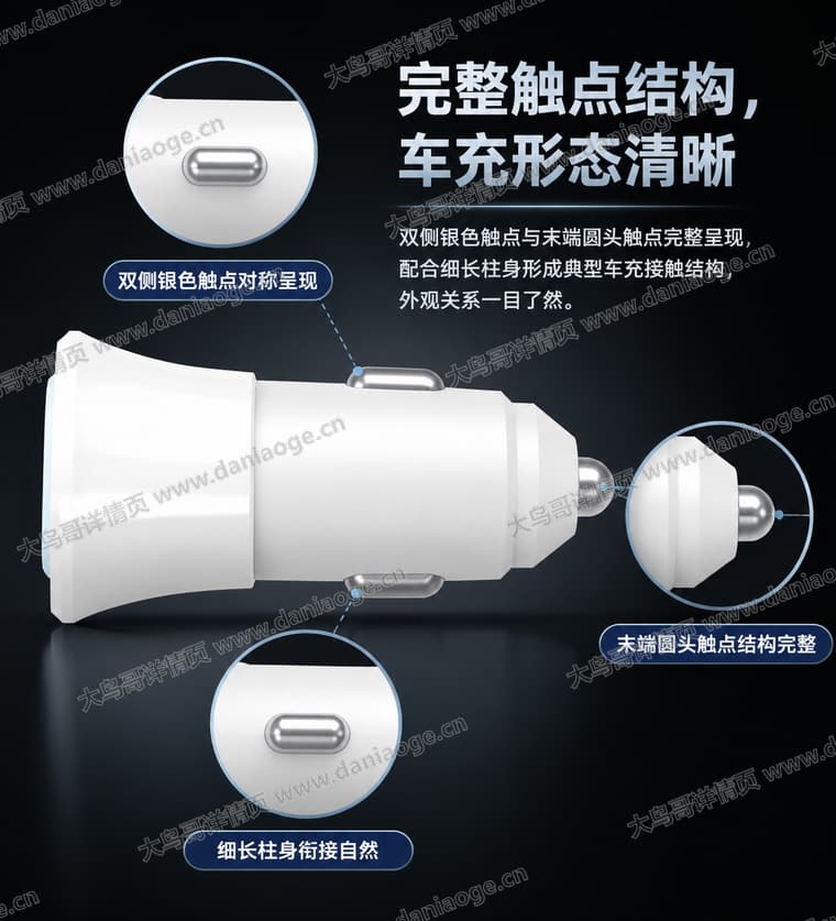 白色分区双口车充电商详情页交付图第33张
