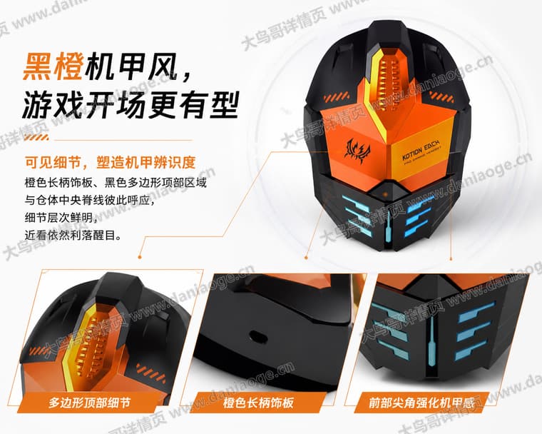 机甲蓝牙耳机 · 方案1电商详情页交付图第29张