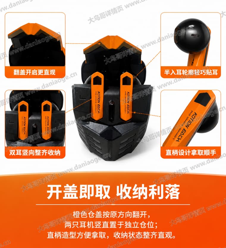 机甲蓝牙耳机 · 方案3电商详情页交付图第13张