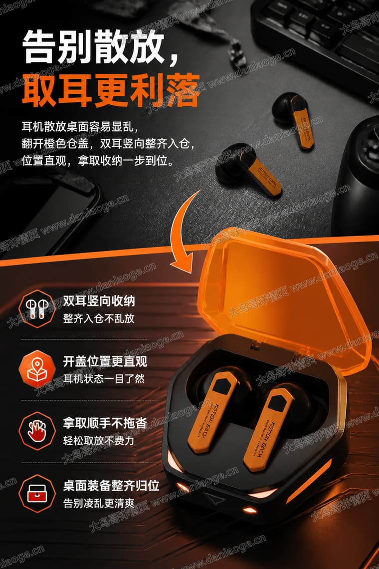 机甲蓝牙耳机 · 方案3电商详情页交付图第27张
