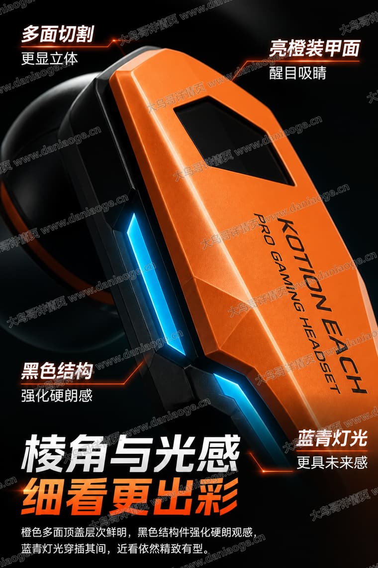 机甲蓝牙耳机 · 方案3电商详情页交付图第32张