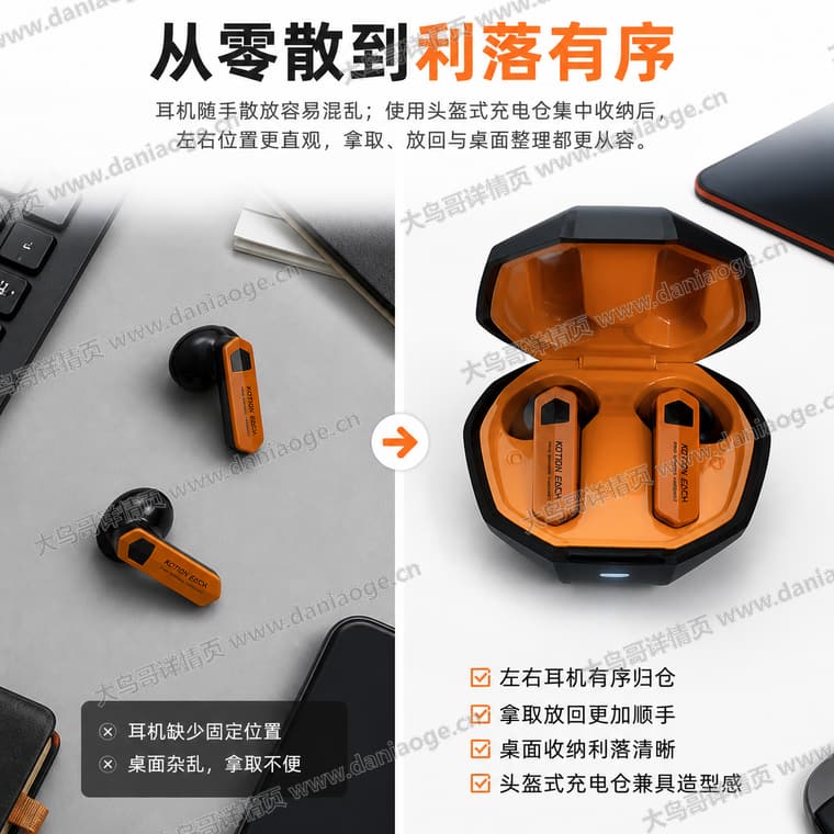 机甲蓝牙耳机 · 方案5电商详情页交付图第24张