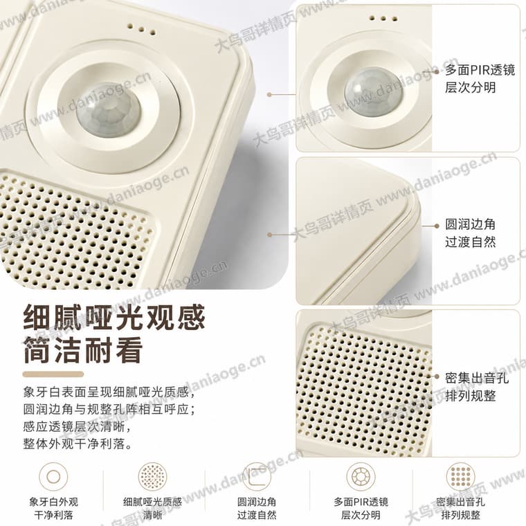 红外感应迎宾门铃 · 方案3电商详情页交付图第10张