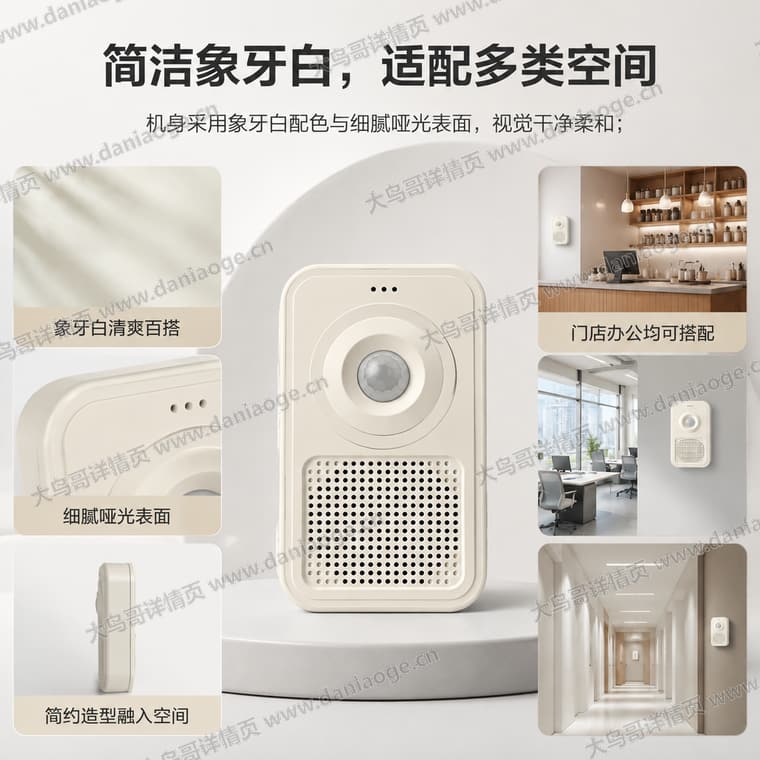 红外感应迎宾门铃 · 方案3电商详情页交付图第14张