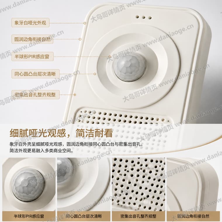 红外感应迎宾门铃 · 方案3电商详情页交付图第30张