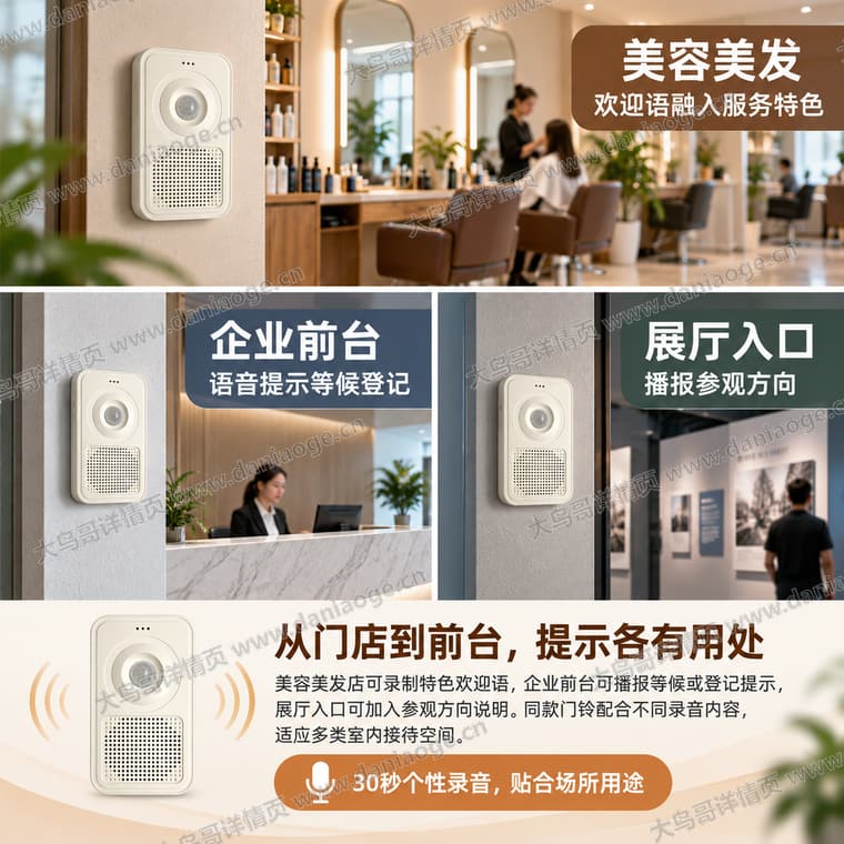 红外感应迎宾门铃 · 方案5电商详情页交付图第18张