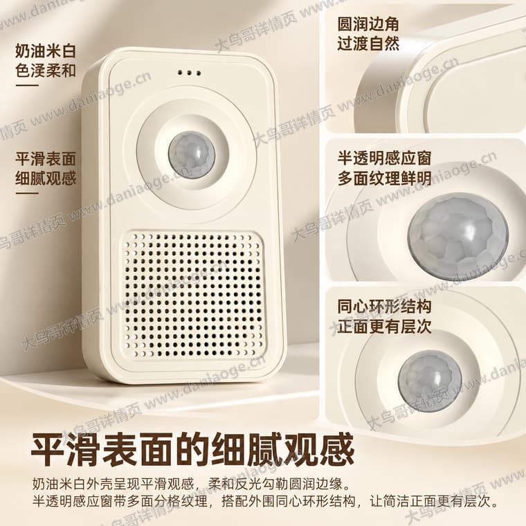 红外感应迎宾门铃 · 方案5电商详情页交付图第30张