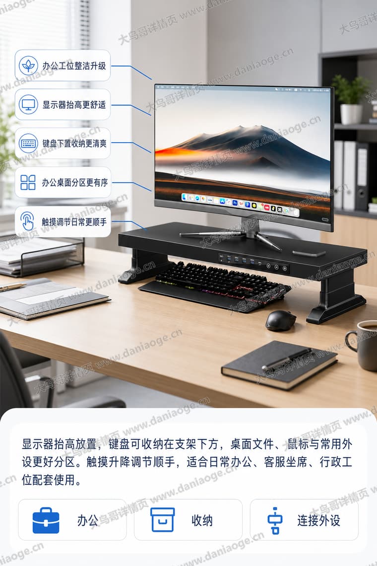 显示器增高架中文方案电商详情页交付图第17张
