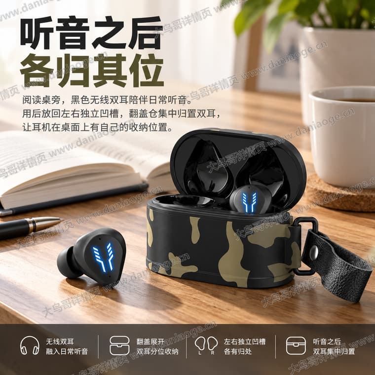 RS2 迷彩电竞蓝牙耳机电商详情页交付图第29张